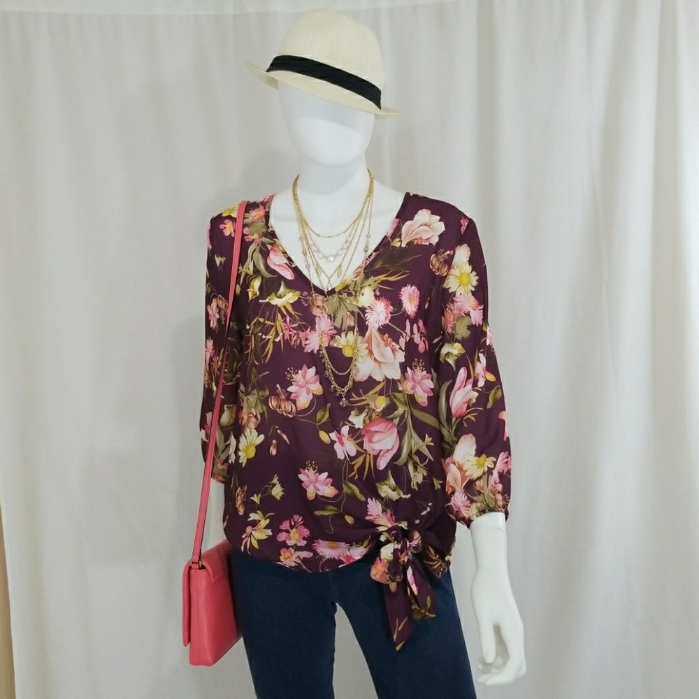 Sweet Pea Floral Blouse